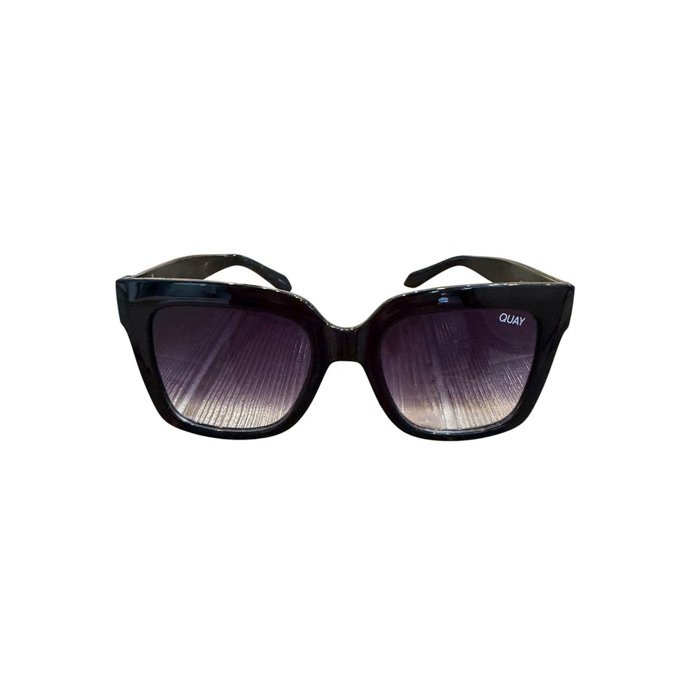 Quay Australia ICY Black Oversized Square Sunglasses